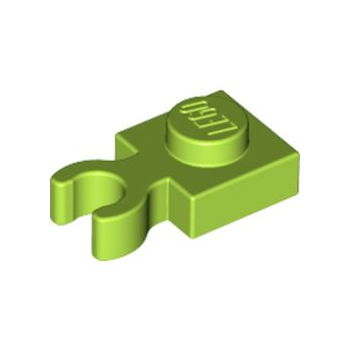 Onderdeel 4085d - Plaat, gemodificeerd 1 x 1 met open O-clip dik (verticale grip)