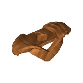 Part 41202 - Minifigure Armor Shoulder Pads with Cobras Facing Over Shoulders and Stud on Back