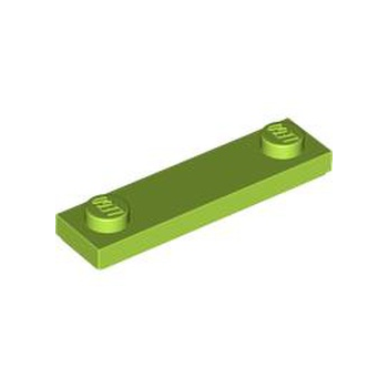 Onderdeel 41740 - Plaat, gemodificeerd 1 x 4 met 2 noppen met groef