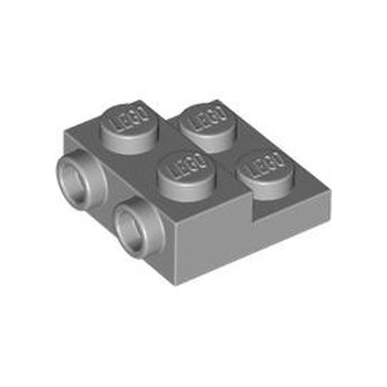 Onderdeel 4304 - Plaat, gemodificeerd 2 x 2 x 2/3 met 2 noppen aan de zijkant - Holle bodembuis