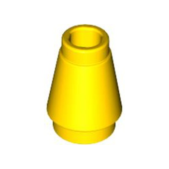 Onderdeel 4589b - Kegel 1 x 1 met bovenste groef