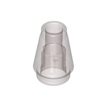 Onderdeel 4589b - Kegel 1 x 1 met bovenste groef