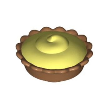 Part 93568pb002 - Pie with Bright Light Yellow Cream Filling Pattern