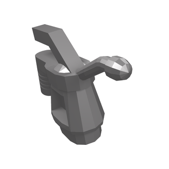 Onderdeel 11402c - Minifiguur, gereedschapsoliekan - geribbelde handgreep