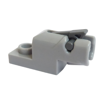 Part 15403c01 - Projectile Launcher, 1 x 2 Mini Blaster / Shooter with Dark Bluish Gray Trigger (15403 / 15392)