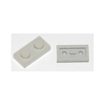 Part 3023old - Plate 1 x 2 with Flat Bottom Pin