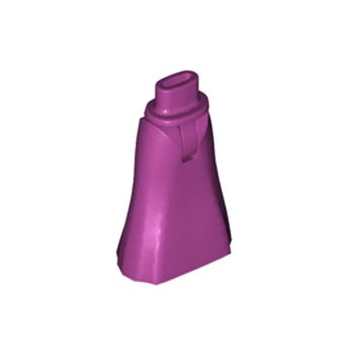 Onderdeel 36187c00 - Minipop heupen en rok volledige lengte (effen) - dunne scharnier