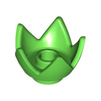 Teil 39262 - Minifigur, Kopfbedeckung Krone Eierschale mit 5 Spitzen und Mittelbolzen