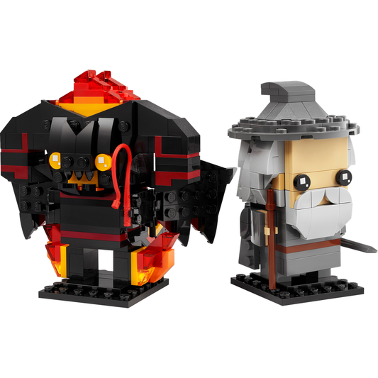 LEGO® BrickHeadz™ Gandalf de Grijze™ &amp; Balrog™ 40631 Bouwspeelgoedset (348 Stukken)