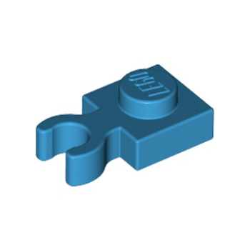 Onderdeel 4085d - Plaat, gemodificeerd 1 x 1 met open O-clip dik (verticale grip)