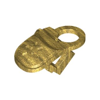 Part 41162 - Minifigure Armor Shoulder Pad with Debossed Throwing Star / Shuriken and Scabbard for 1 Katana