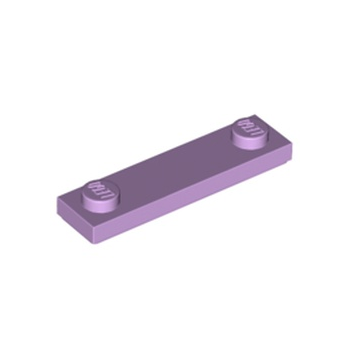 Onderdeel 41740 - Plaat, gemodificeerd 1 x 4 met 2 noppen met groef