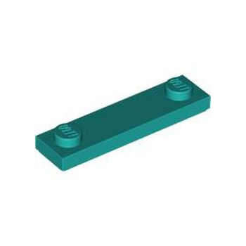 Onderdeel 41740 - Plaat, gemodificeerd 1 x 4 met 2 noppen met groef