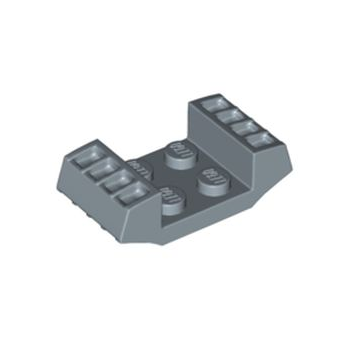 Onderdeel 41862 - Plaat, gemodificeerd 2 x 2 met ventilatieopeningen