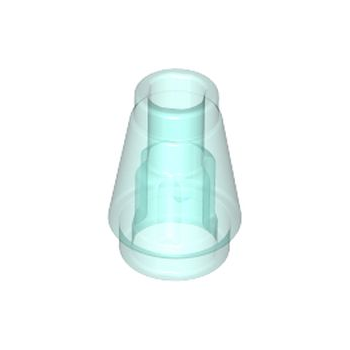 Onderdeel 4589b - Kegel 1 x 1 met bovenste groef