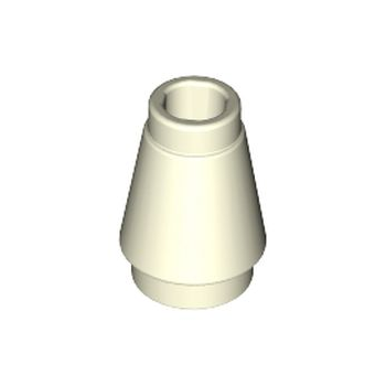 Onderdeel 4589b - Kegel 1 x 1 met bovenste groef
