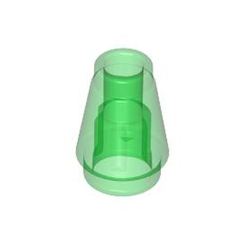 Onderdeel 4589b - Kegel 1 x 1 met bovenste groef