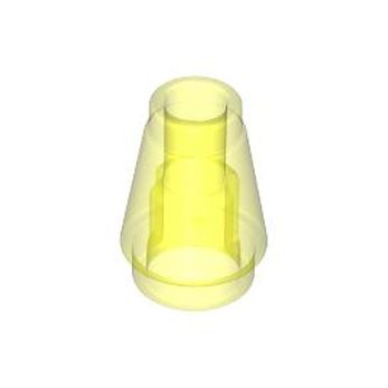 Onderdeel 4589b - Kegel 1 x 1 met bovenste groef