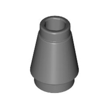 Onderdeel 4589b - Kegel 1 x 1 met bovenste groef