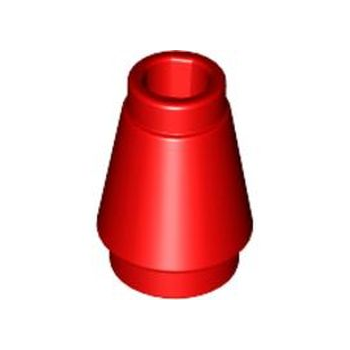Onderdeel 4589b - Kegel 1 x 1 met bovenste groef