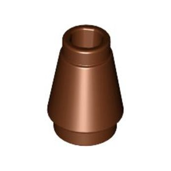 Onderdeel 4589b - Kegel 1 x 1 met bovenste groef
