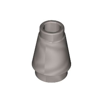 Onderdeel 4589b - Kegel 1 x 1 met bovenste groef