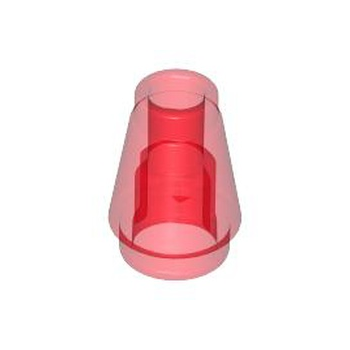 Onderdeel 4589b - Kegel 1 x 1 met bovenste groef