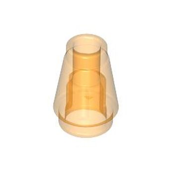 Onderdeel 4589b - Kegel 1 x 1 met bovenste groef
