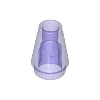 Onderdeel 4589b - Kegel 1 x 1 met bovenste groef