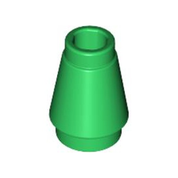 Onderdeel 4589b - Kegel 1 x 1 met bovenste groef