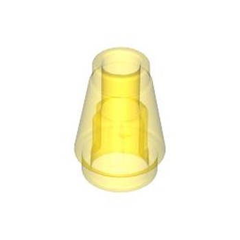 Onderdeel 4589b - Kegel 1 x 1 met bovenste groef