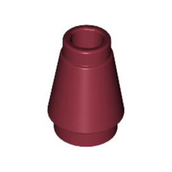 Onderdeel 4589b - Kegel 1 x 1 met bovenste groef