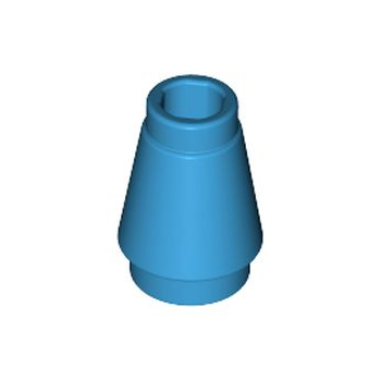 Onderdeel 4589b - Kegel 1 x 1 met bovenste groef