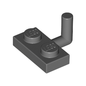 Onderdeel 4623a - Plaat, aangepast 1 x 2 met stangarm omhoog (horizontale arm 6 mm)