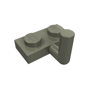 Onderdeel 4623a - Plaat, aangepast 1 x 2 met stangarm omhoog (horizontale arm 6 mm)