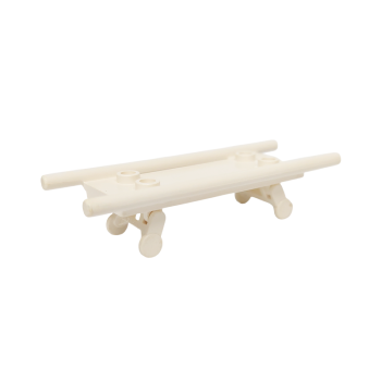 Onderdeel 4714c01 - Minifiguur, brancard met wielen (4714 / 4715)