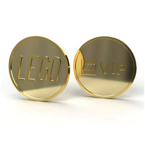 Tandwiel 5006470 - Munt, LEGO VIP-logo