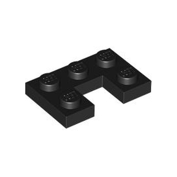 Onderdeel 73831 - Plaat, gemodificeerd 2 x 3 met 1 x 1 uitsparing