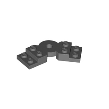 Onderdeel 79846 - Plaat, gemodificeerd 2 x 6 x 2/3 gebogen