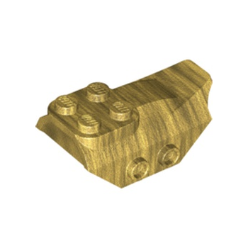 Part 79897 - Slope, Curved 4 x 2 with 4 Studs on Top, 2 Hollow Studs on Each Side, Wing End