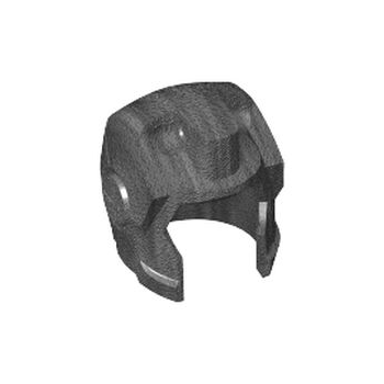 Part 80429 - Minifigure, Headgear Helmet Space with Open Face and Large Top Hinge, with Straight Cheeks (Iron Man)