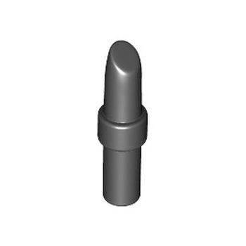 Onderdeel 93094pb03 - Minifiguur, gebruiksvoorwerp, lippenstift met zwart handvatpatroon