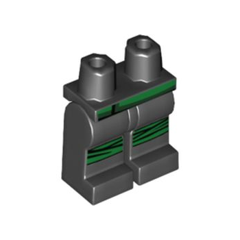 Onderdeel 970c00pb0691 - Heupen en benen met groene riem en kniebandenpatroon
