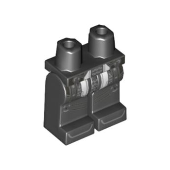 Teil 970c00pb1362 – Hüften und Beine mit Rüstungsrock und schwarzem Riemenmuster