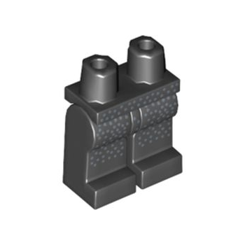 Onderdeel 970c00pb1434 - Heupen en benen met helder lichtblauw spikkelpatroon