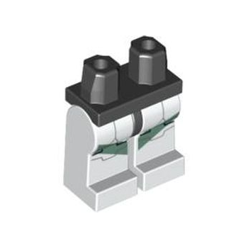 Teil 970c01pb02 – Hüften und weiße Beine mit SW Clone Trooper und sandgrünem Markierungsmuster