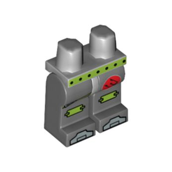 Teil 970c85pb02 – Hüften und dunkelblaugraue Beine mit Atlantis-Taucher-Muster