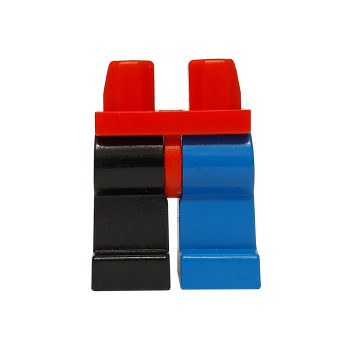 Onderdeel 970d02 - Heupen en 1 blauw linkerbeen, 1 zwart rechterbeen (Dragon Masters)