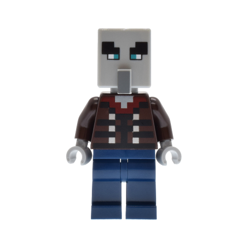 Minifig min194 - Illager (Vindicator) - Narrow Eyes (21267)